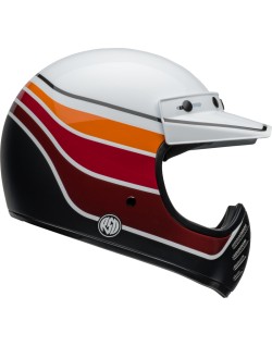 Casque BELL Moto-3 - RSD Saddleback Satin/Gloss White/Black