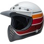 Casque BELL Moto-3 - RSD Saddleback Satin/Gloss White/Black Casque BELL Moto-3 - RSD Saddleback Satin/Gloss White/Black