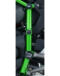Kit insert de cadre droit/gauche R&G RACING noir Kawasaki H2/H2R