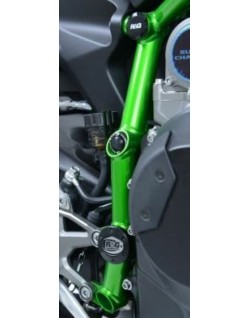 Kit insert de cadre droit/gauche R&G RACING noir Kawasaki H2/H2R