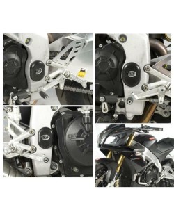 Insert de cadre gauche/droit R&G RACING noir Aprilia