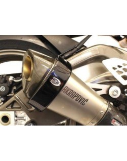 Protection de silencieux R&G RACING noir Akrapovic hexagonal