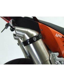 Protection de silencieux ovale R&G RACING noir
