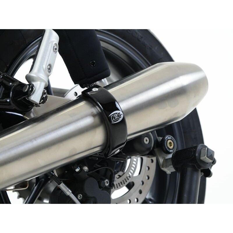 Protection de silencieux R&G RACING noir Triumph Street Twin Protection de silencieux R&G RACING noir Triumph Street Twin