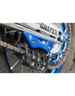Protection de bras oscillant et de guide-chaîne S3 bleu Sherco