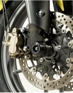 Protection de fourche R&G RACING noir Triumph Tiger 800