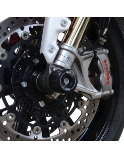 Protections de fourche R&G RACING - noir MV Agusta Brutale 1000 RR