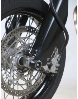 Protection de fourche R&G RACING noir Suzuki DR-Z400SM