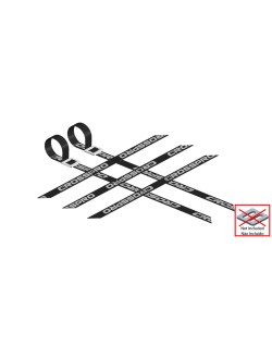 Kit ceinture CROSS-PRO Nerf-Bars - Noir 
