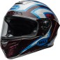Casque BELL Race Star DLX Flex - Xenon Gloss Red/Silver Casque BELL Race Star DLX Flex - Xenon Gloss Red/Silver