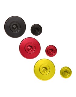 Jeu de bouchons de distribution de moteur RFX Pro (Noir) - Pour Suzuki RMZ250/450