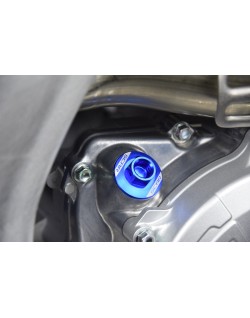 Bouchon carter huile SCAR bleu Kawasaki