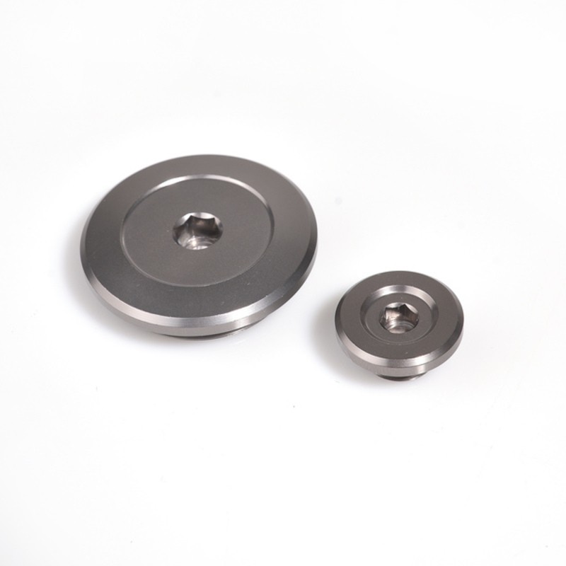 Jeu de bouchons de distribution de moteur RFX Pro (Gris minéral) - Pour Yamaha YZF25/YZF450 Jeu de bouchons de distribution de moteur RFX Pro (Gris minéral) - Pour Yamaha YZF25/YZF450