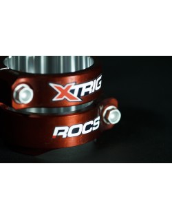 Té de fourche XTRIG ROCS Tech orange offset 25mm