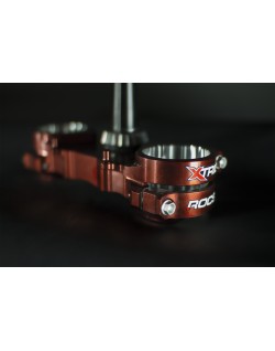 Té de fourche XTRIG ROCS Tech orange offset 25mm