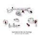 Kit fixation d'amortisseur de direction BITUBO Honda CBR900RR Kit fixation d'amortisseur de direction BITUBO Honda CBR900RR
