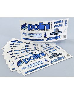 Autocollants POLINI Blue Line