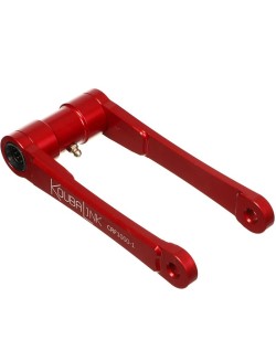 Kit de rabaissement de selle KOUBALINK (22.2 mm) rouge - Honda CRF1000 / 1100 Africa Twin