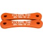 Kit de rabaissement de selle KOUBALINK (38.1 mm) orange - BMW F650CS Kit de rabaissement de selle KOUBALINK (38.1 mm) orange - BMW F650CS