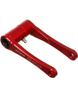 Kit de rabaissement de selle KOUBALINK (41.3 - 44.5 mm) rouge - Honda CRF150R / RB