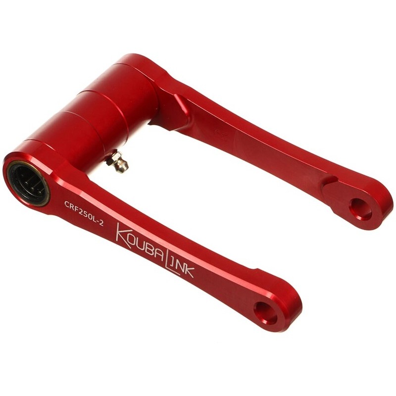 Kit de rabaissement de selle KOUBALINK (44.5 mm) rouge - Honda CRF250L Kit de rabaissement de selle KOUBALINK (44.5 mm) rouge - Honda CRF250L