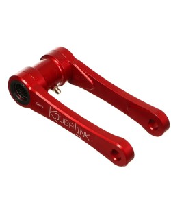 Kit de rabaissement de selle KOUBALINK (19.1 - 44.5 mm) rouge - Honda