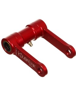 Kit de rabaissement de selle KOUBALINK (44.5 mm) rouge - Honda CRF125F