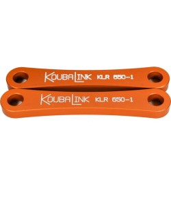 Kit de rabaissement de selle KOUBALINK (31.8 mm) orange - Kawasaki KLR650