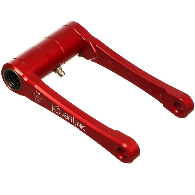 Kit de rabaissement de selle KOUBALINK (44.5 mm) rouge - Honda CRF250L Rally Kit de rabaissement de selle KOUBALINK (44.5 mm) rouge - Honda CRF250L Rally