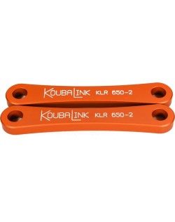 Kit de rabaissement de selle KOUBALINK (50.8 mm) orange - Kawasaki KLR650
