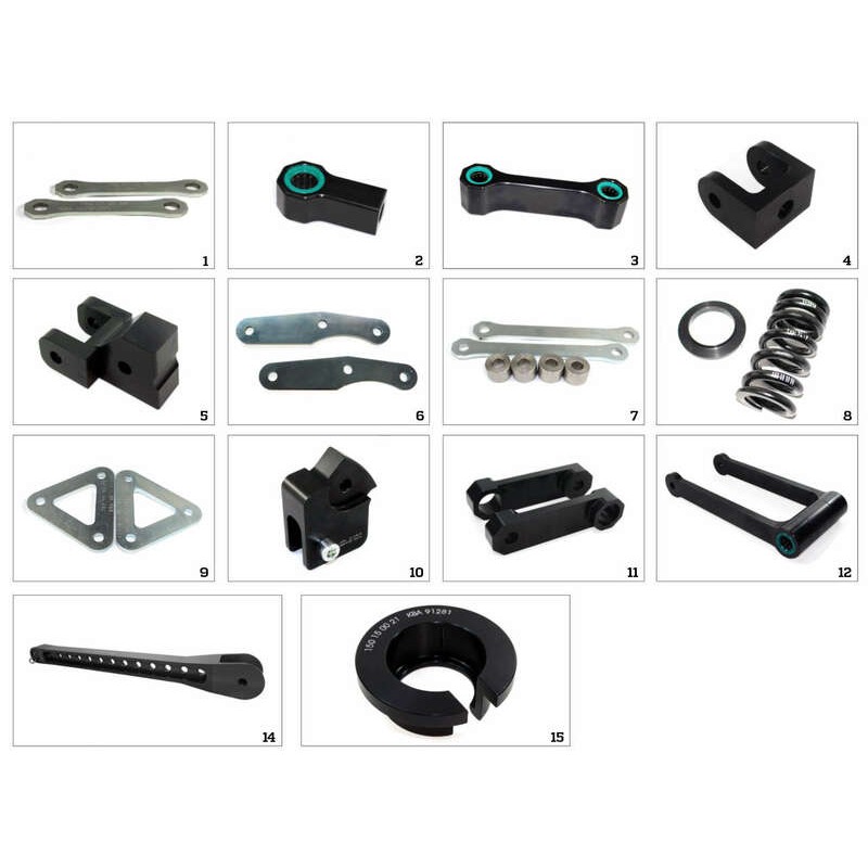 Kit de rabaissement de selle TECNIUM construction 1 Kit de rabaissement de selle TECNIUM construction 1