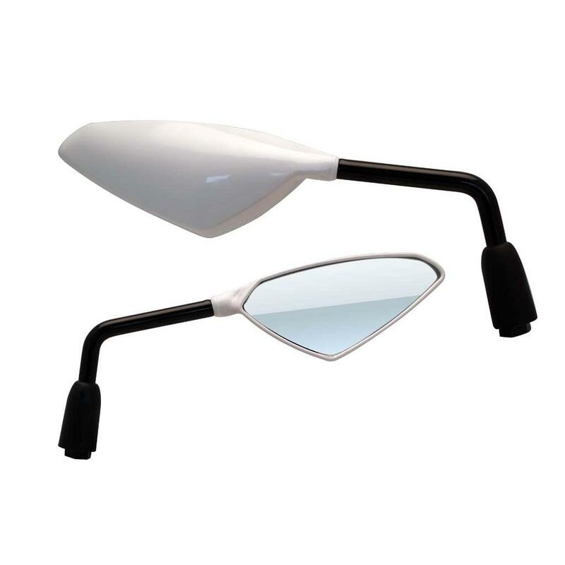 Rétroviseur V PARTS Wind universel M10/125 - blanc Rétroviseur V PARTS Wind universel M10/125 - blanc