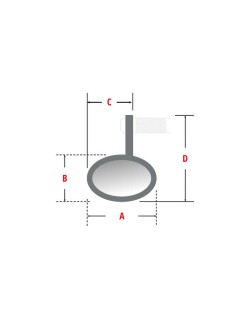 Rétroviseur avec clignotant LED HIGHSIDER Victory-X Rim