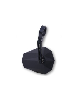 Rétroviseur embout de guidon HIGHSIDER Stealth-X5 court - à l'unité