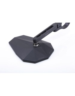 Rétroviseur embout de guidon HIGHSIDER Stealth-X5 court - à l'unité