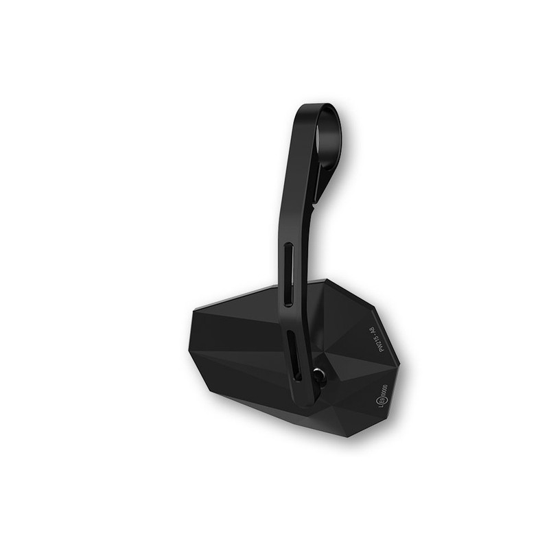 Rétroviseur embout de guidon HIGHSIDER Stealth-X6 long - à l'unité Rétroviseur embout de guidon HIGHSIDER Stealth-X6 long - à l'unité