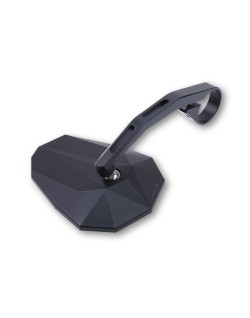 Rétroviseur embout de guidon HIGHSIDER Stealth-X6 long - à l'unité