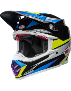 Casque BELL Moto-9S Flex - Pro Circuit 24 Gloss Black/Blue