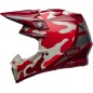 Casque BELL Moto-9S Flex - Ferrandis Méchant Gloss Red/Silver Casque BELL Moto-9S Flex - Ferrandis Méchant Gloss Red/Silver