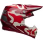 Casque BELL Moto-9S Flex - Ferrandis Méchant Gloss Red/Silver Casque BELL Moto-9S Flex - Ferrandis Méchant Gloss Red/Silver