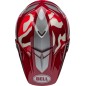 Casque BELL Moto-9S Flex - Ferrandis Méchant Gloss Red/Silver Casque BELL Moto-9S Flex - Ferrandis Méchant Gloss Red/Silver