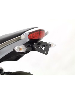 Support de plaque R&G RACING noir Kawasaki ER-6 F/N