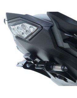 Support de plaque noir R&G RACING Kawasaki KLE  650 VERSYS