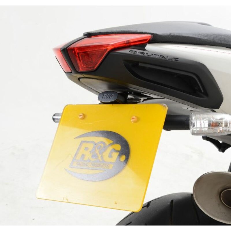 Support de plaque R&G RACING noir MV Agusta Brutale 1090 Support de plaque R&G RACING noir MV Agusta Brutale 1090