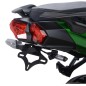 Support de plaque R&G RACING noir Kawasaki H2 SX