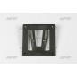 Support de plaque UFO noir Husqvarna FE/TE Support de plaque UFO noir Husqvarna FE/TE