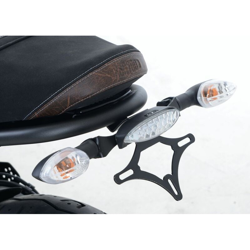 Support de plaque R&G RACING noir Yamaha XSR700 Support de plaque R&G RACING noir Yamaha XSR700