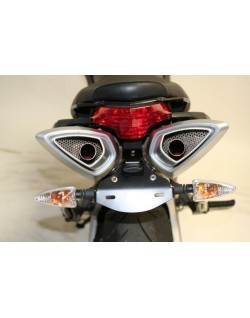 Support de plaque R&G RACING noir Aprilia Shiver 750