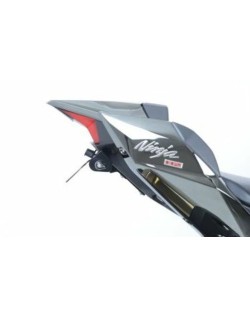 Support de plaque R&G RACING noir Kawasaki H2