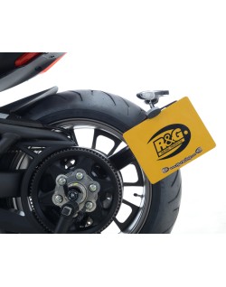 Support de plaque R&G RACING noir Ducati X Diavel